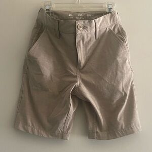 Boys Size 23 RVCA Tan “hybrid” Shorts